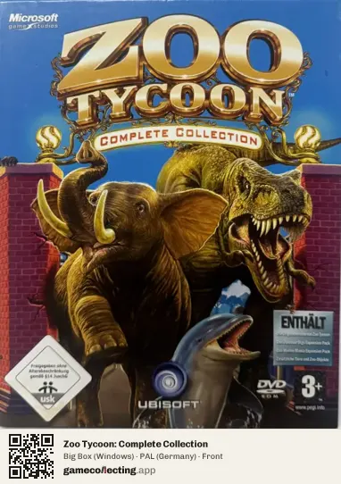 Zoo Tycoon: Complete Collection Computer, Germany box front