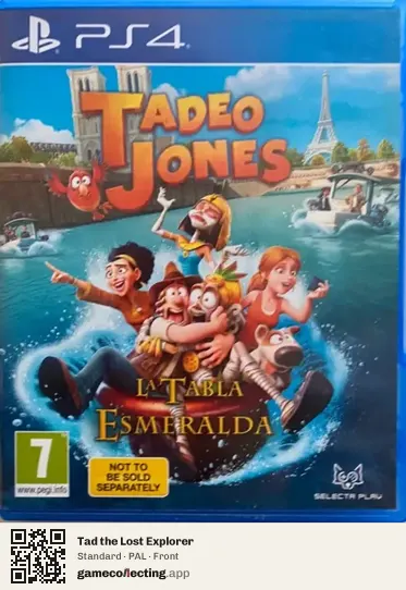 Tad the Lost Explorer PlayStation 4, PAL box front
