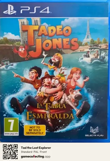 Tad the Lost Explorer PlayStation 4, PAL box front