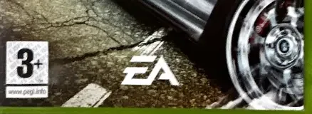 Need for Speed: Most Wanted, the PEGI square on its front
