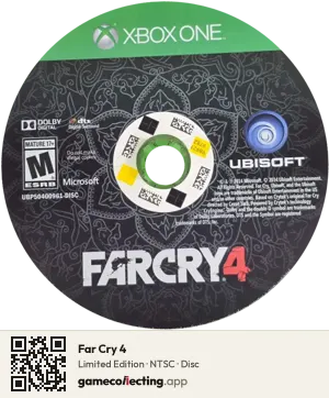 Far Cry 4 Xbox One, NTSC disc
