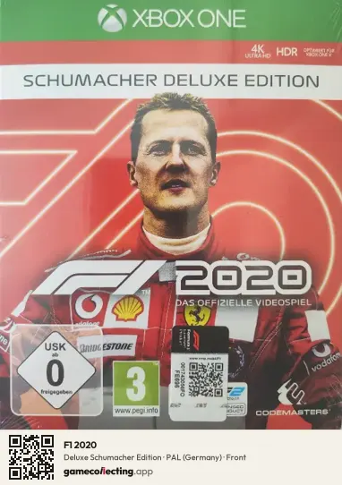 F1 2020 Xbox One, Germany box front