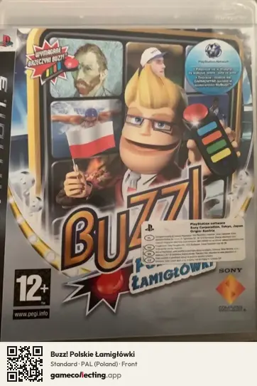 Buzz! Polskie Łamigłówki PlayStation 3, Poland box front