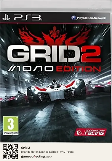 Grid 2 PlayStation 3, PAL box front
