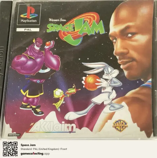 Space Jam PlayStation, United Kingdom box front