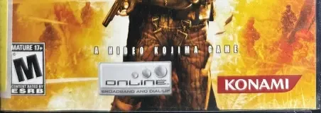 Metal Gear Solid 3: Snake Eater, the ESRB box on its front