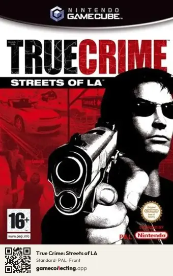 True Crime: Streets of LA Nintendo GameCube, PAL box front