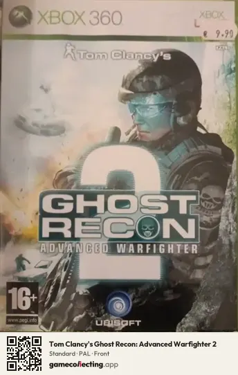Tom Clancy's Ghost Recon: Advanced Warfighter 2 Xbox 360, PAL box front