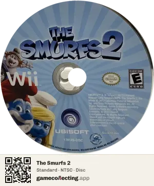 The Smurfs 2 Nintendo Wii, NTSC disc