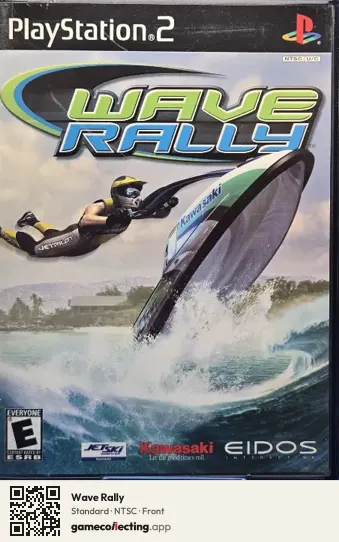 Wave Rally PlayStation 2, NTSC box front