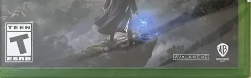 Hogwarts Legacy, the ESRB box on its front