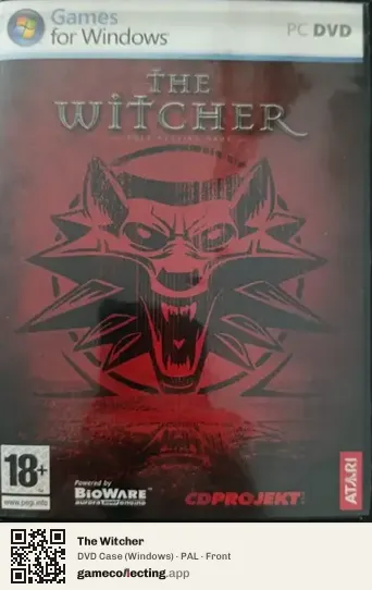 The Witcher Computer, PAL box front