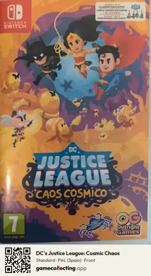 DC's Justice League: Cosmic Chaos Nintendo Switch, Spain box front