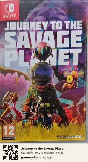 Journey to the Savage Planet Nintendo Switch, Germany box front