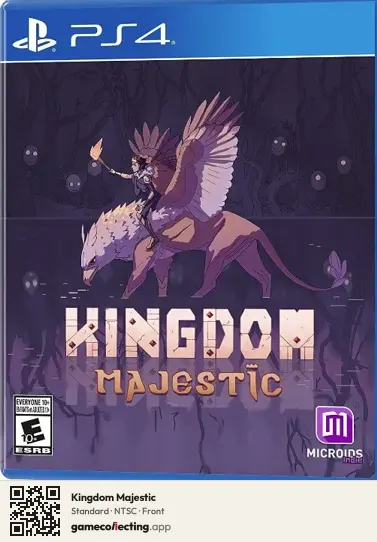 Kingdom Majestic PlayStation 4, NTSC box front