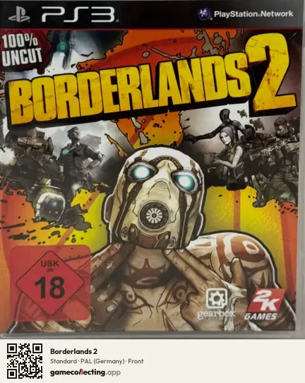 Borderlands 2 PlayStation 3, Germany box front