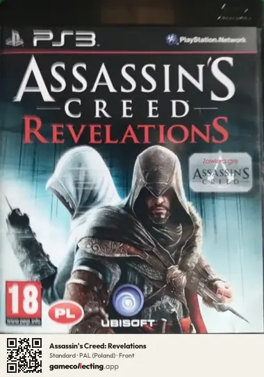 Assassin's Creed: Revelations PlayStation 3, Poland box front
