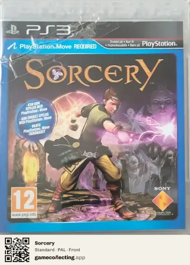 Sorcery PlayStation 3, PAL box front