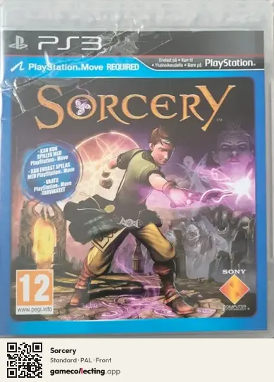 Sorcery PlayStation 3, PAL box front