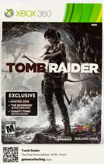 Tomb Raider Xbox 360, NTSC box front