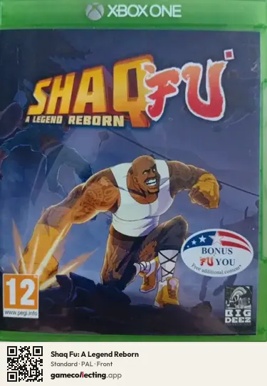 Shaq Fu: A Legend Reborn Xbox One, PAL box front