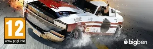 FlatOut 4: Total Insanity, the PEGI square on its front