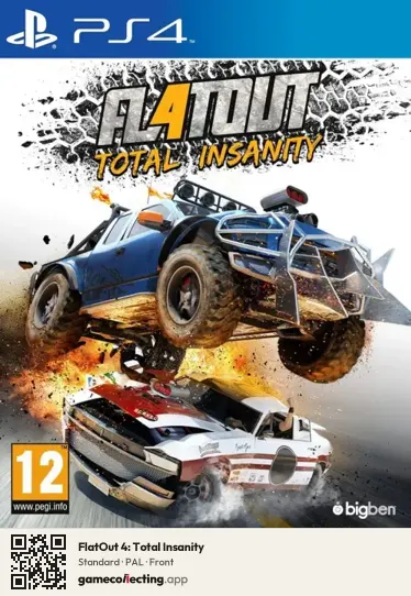 FlatOut 4: Total Insanity PlayStation 4, PAL box front
