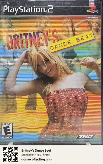 Britney's Dance Beat PlayStation 2, NTSC box front