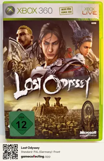 Lost Odyssey Xbox 360, Germany box front