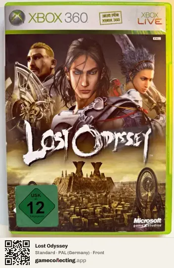 Lost Odyssey Xbox 360, Germany box front