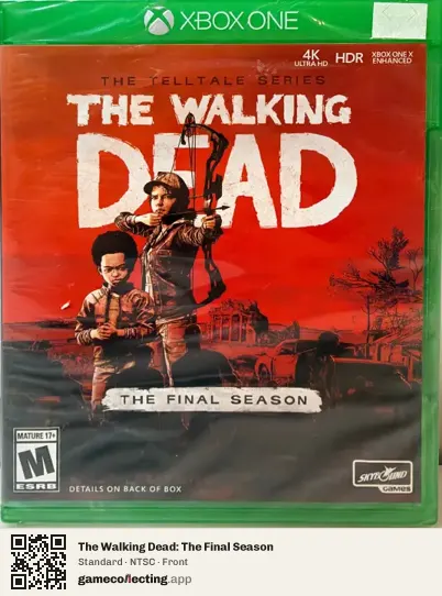 The Walking Dead: The Final Season Xbox One, NTSC box front