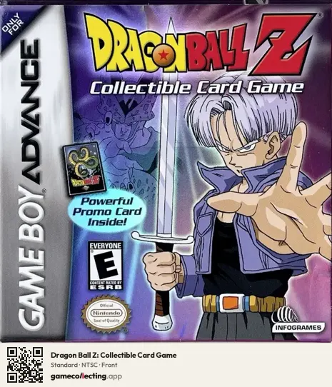 Dragon Ball Z: Collectible Card Game Game Boy Advance, NTSC box front