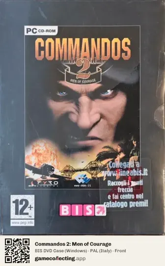 Commandos 2: Men of Courage Computer, Italy box front
