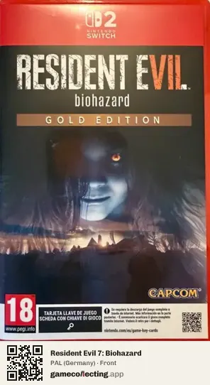 Resident Evil 7: Biohazard Nintendo Switch 2, Germany box front