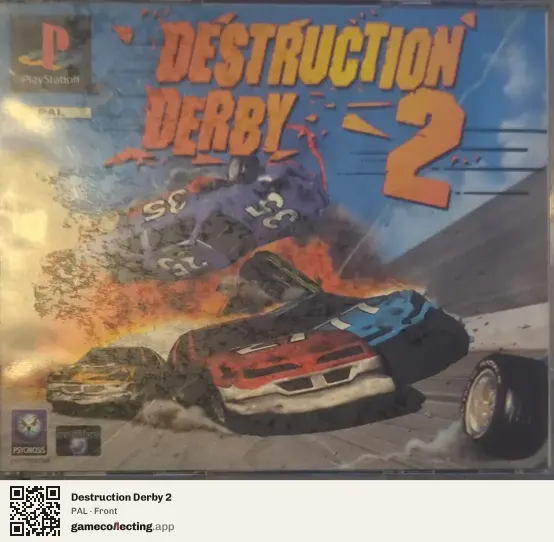 Destruction Derby 2 PlayStation, PAL box front