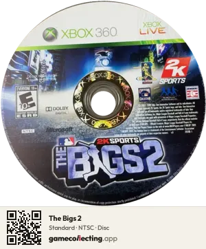 The Bigs 2 Xbox 360, NTSC disc