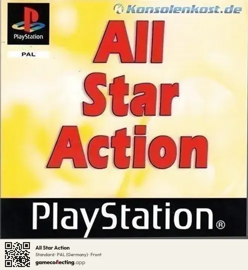 All Star Action PlayStation, Germany box front