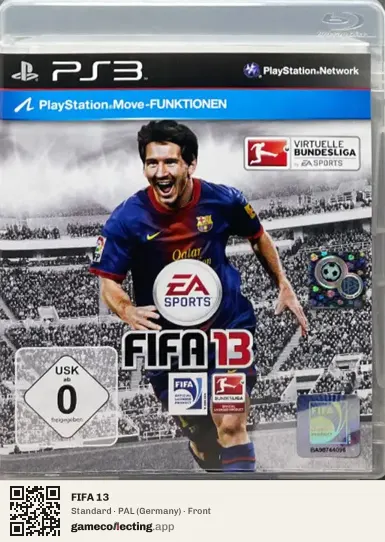 FIFA 13 PlayStation 3, Germany box front