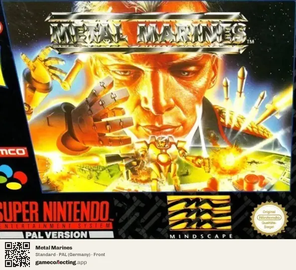 Metal Marines Super Nintendo Entertainment System, Germany box front