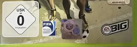 FIFA Street 3, the USK square on its front