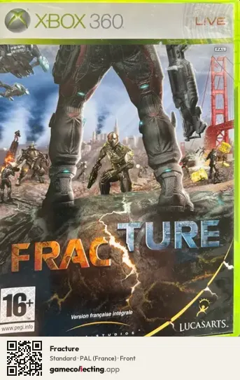 Fracture Xbox 360, France box front