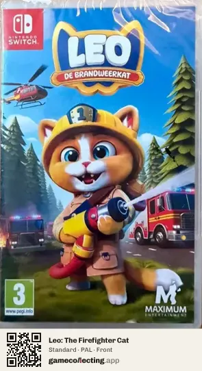Leo: The Firefighter Cat Nintendo Switch, PAL box front