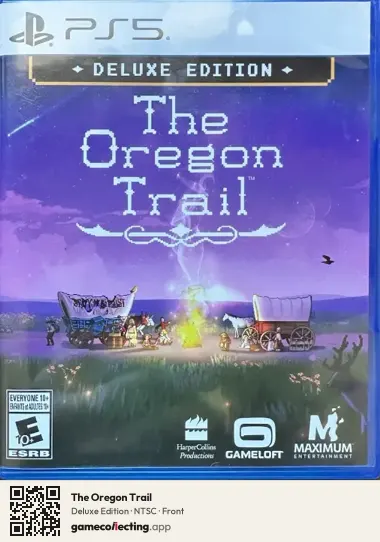 The Oregon Trail PlayStation 5, NTSC box front