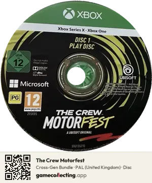 The Crew Motorfest Xbox Series X, PAL disc