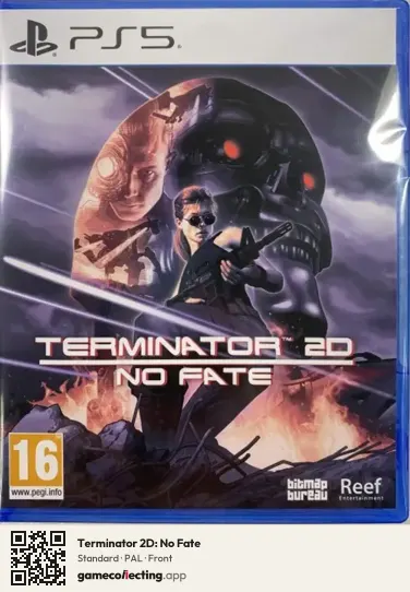 Terminator 2D: No Fate PlayStation 5, PAL box front