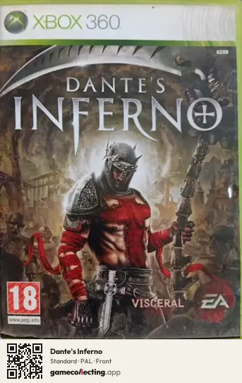 Dante's Inferno Xbox 360, PAL box front