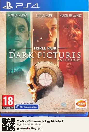 The Dark Pictures Anthology Triple Pack PlayStation 4, PAL box front