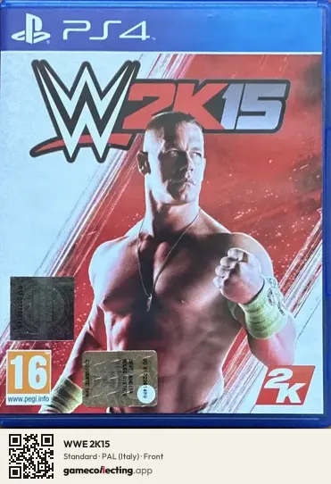 WWE 2K15 PlayStation 4, Italy box front