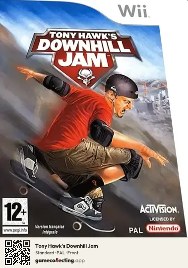 Tony Hawk's Downhill Jam Nintendo Wii, PAL box front