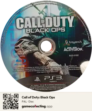 Call of Duty: Black Ops PlayStation 3, PAL disc